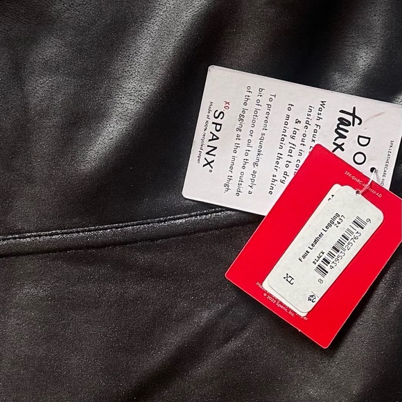 SPANX Faux Leather Leggings - Picture 6 of 7